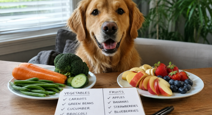 Safe Fruits and Vegetables for Dogs