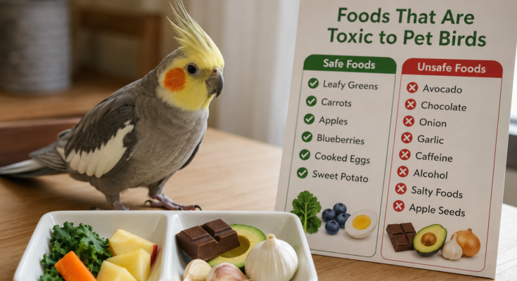 Foods That Are Toxic to Pet Birds